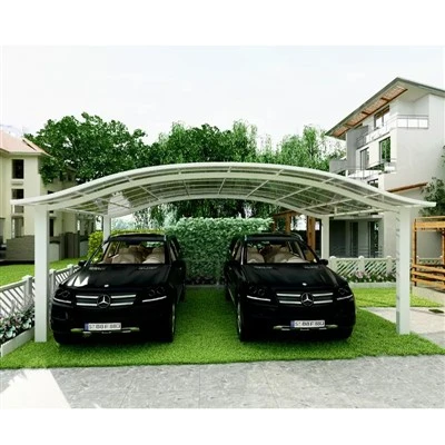Feisteáin Carport Polacarbónáit Frithsheasmhach in aghaidh Gaoithe